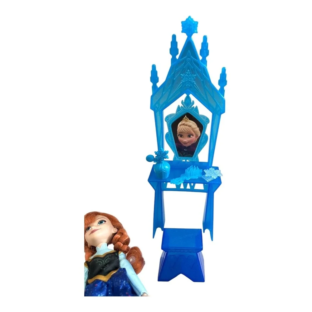 Disney Frozen Elsa and Anna Dolls and Accessories Set Enchanted‎ Ice Vanity
